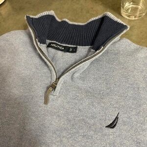 ⛵️Nautica Quarter-Zip Knit (L)